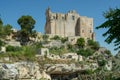 European Capital of CultureÃÂ in 2019 year, panoramic view on ancient city of Matera, capital of Basilicata, Southern Italy in ear Royalty Free Stock Photo